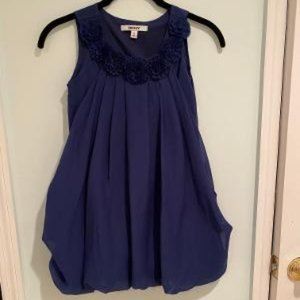 DKNY Children's Blue Party Dress - Size Small